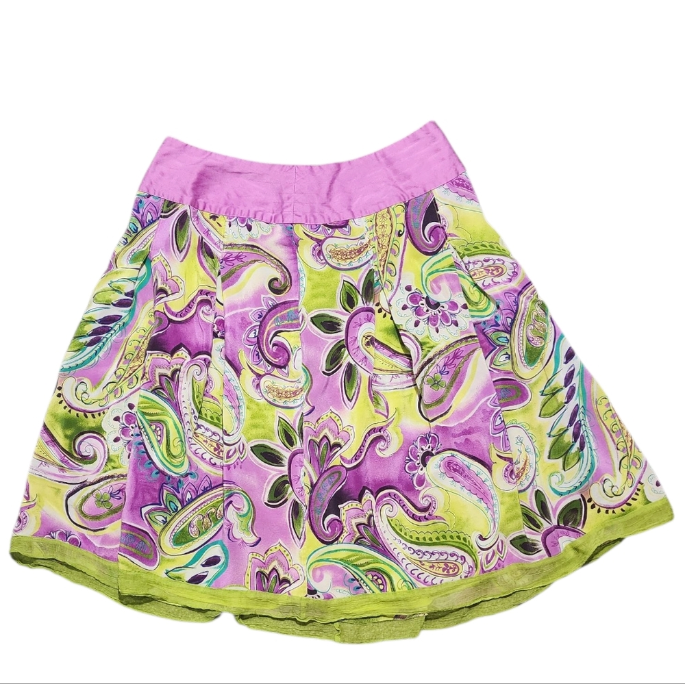 Y2K Allison Taylor Paisley Midi Skirt